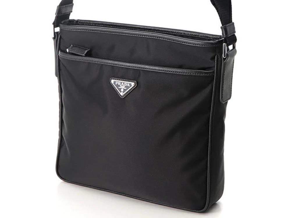 Prada Tessuto Hobo Bag Black
